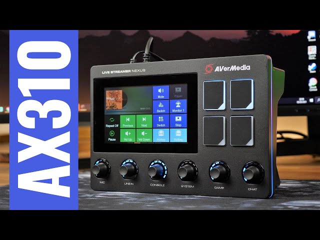 The Best Creator Control Center - AVerMedia Live Streamer AX310 Review