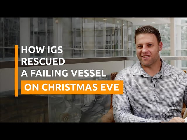 How IGS Rescued a Failing Vessel on Christmas Eve