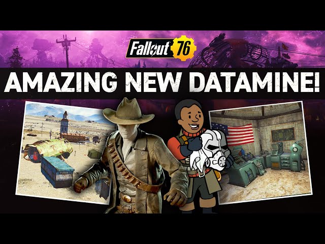Fallout 76 | FUTURE ATOMIC SHOP ITEMS! HUGE NEW DATAMINE!
