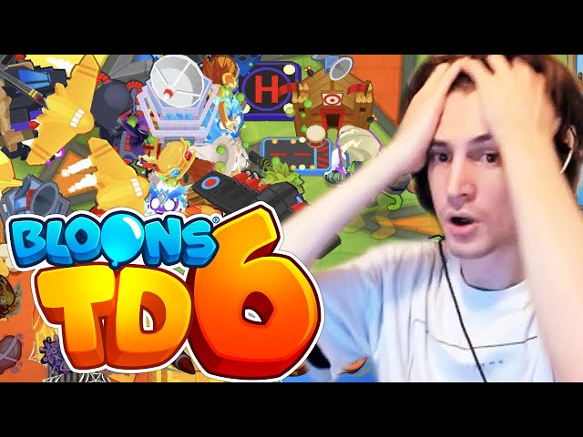 Most STRESSFULL Game of Bloons TD 6! BLOONARIOUS Cubism Impoppable (Hard Difficulty)