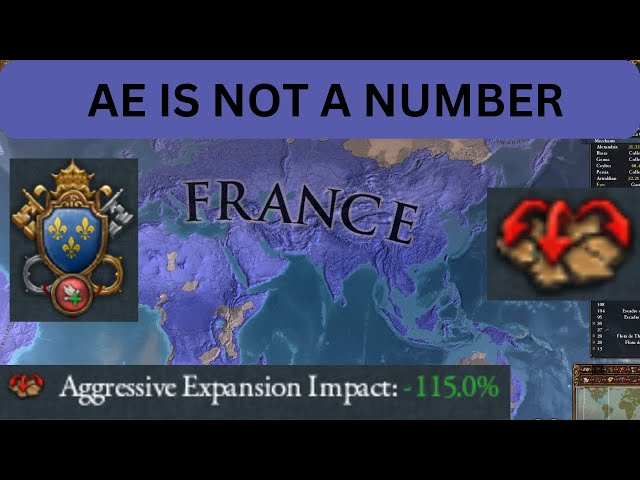 EU4 1.35 France Guide | -100% Aggressive Expansion is INSANE
