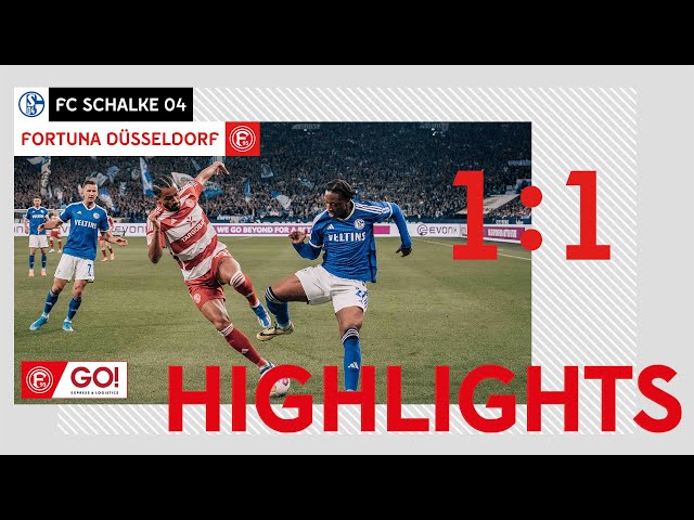 HIGHLIGHTS | FC Schalke 04 vs. Fortuna Düsseldorf 1:1 | Punkteteilung nach Rückstand