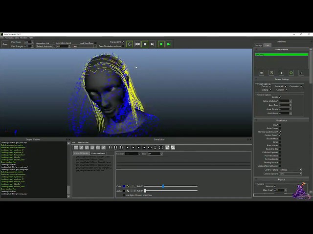 Hair Simulation Test with NVIDIA HairWorks | Dazzling Divine