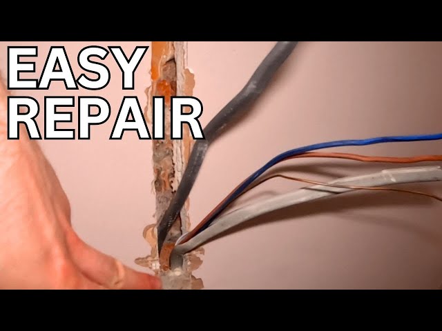 Repairing Damaged Cables in a Wall