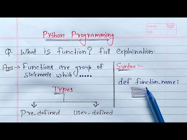 Python Functions | Learn Coding