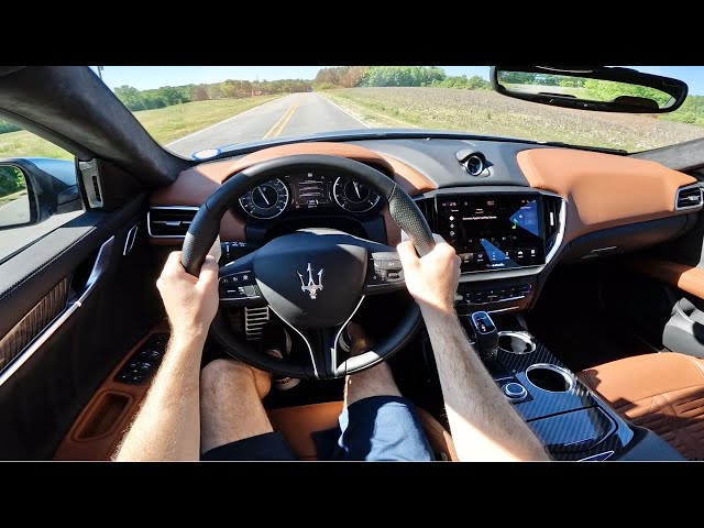 2024 Maserati Ghibli F Tributo Q4: POV Drive, Impressions and ASMR