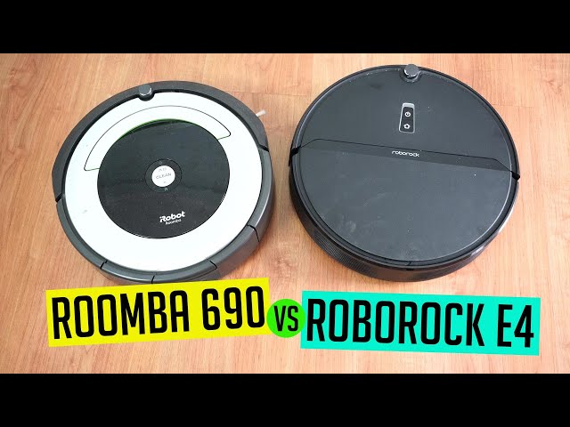 Roomba 690 vs. Roborock E4 Comparison [Which Budget Robot Vacuum is Better?]
