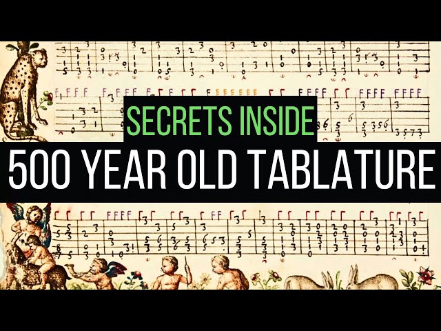 What GUITAR players can learn from 500 year old TAB...