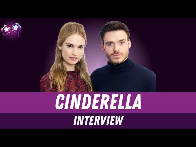 Cinderella Cast Interview: Lily James & Richard Madden | Disney 2015
