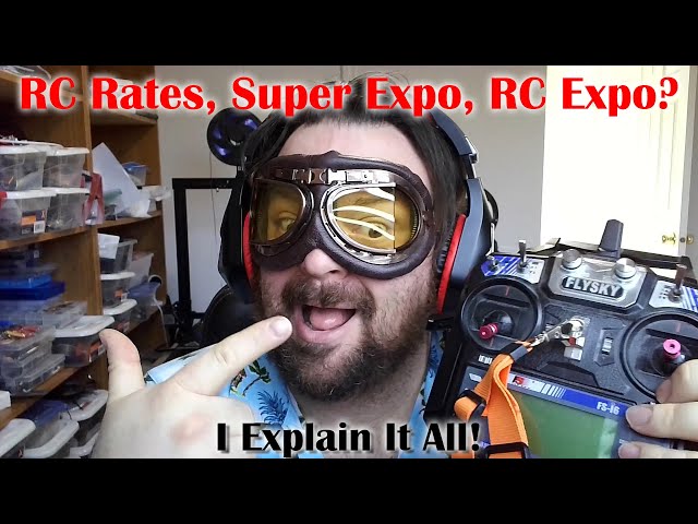 FPV Rates Explained: What is RC RATE, SUPER EXPO RATE, RC EXPO, Throttle EXPO you ask? I TELL ALL!