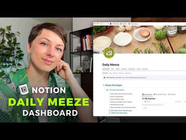 Daily Shut Down routine with Notion