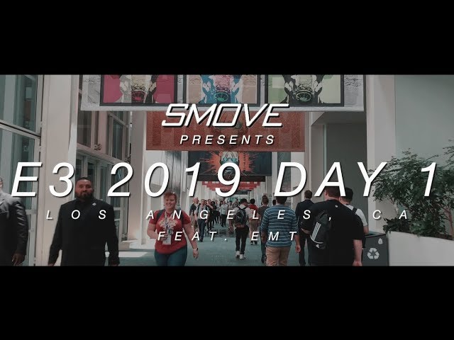 SMOVE VLOG E3 2019 DAY 1 Ft EMT  - HOW TO DOLLY ZOOM / VERTIGO SHOTS #E32019