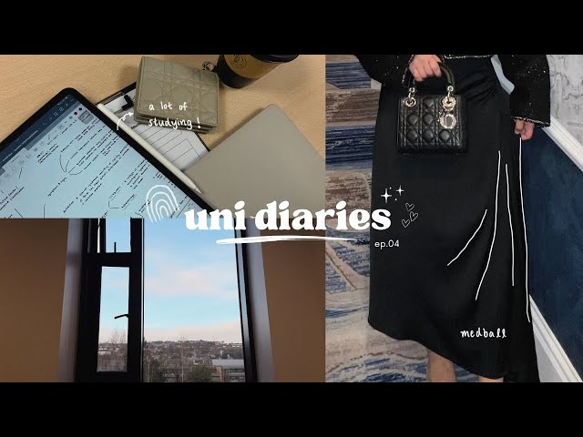 med sch diaries ep.04 | a week of studying vlog, productive days, classes, medball ♡