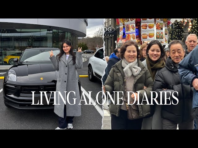 Living Alone Diaries | Buying my first car, parents in NYC for the holiday, mukbang, life updates