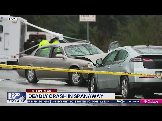Suspect on the run after deadly crash turns into homicide investigation in Spanaway