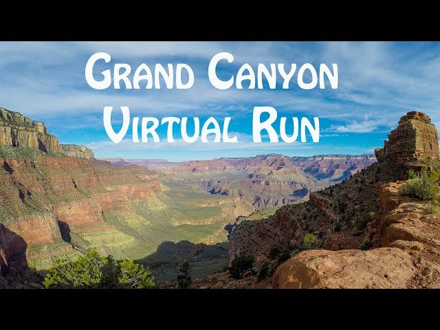 Grand Canyon Virtual Run Rim to River with Ambient Sound