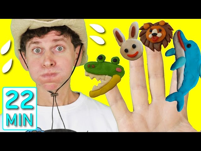 Animal Finger Family Song and More Kids Songs with Matt! | Finger Family Collection