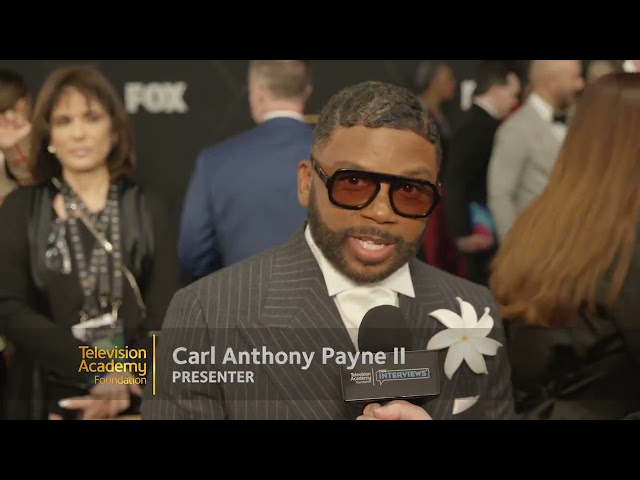 Carl Anthony Payne II ("Martin") at the 75th Primetime Emmys - TelevisionAcademy.com/Interviews