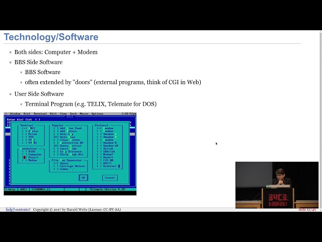 34C3 -  BBSs and early Internet access in the 1990ies