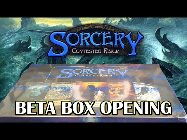 Sorcery Contested Realm Beta Box Opening - SCR BETA