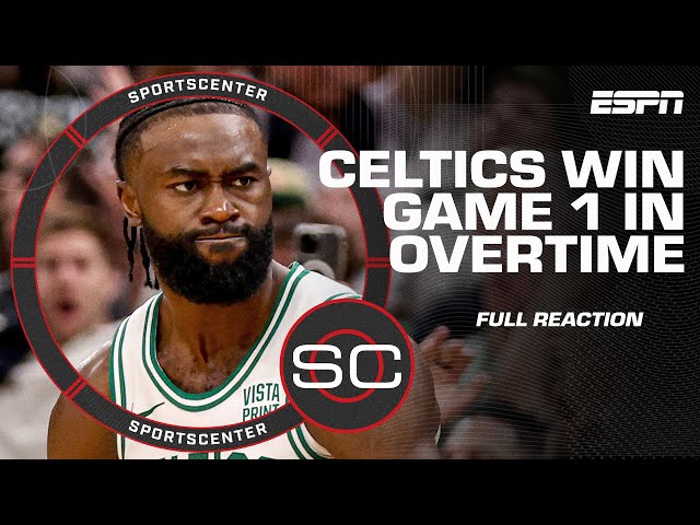 FULL REACTION to Celtics’ OT win in Game 1 of Eastern Conference Finals | SportsCenter