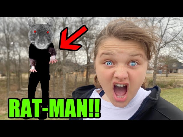 We SAW a RAT MAN in the SEWER!! The LEGEND of the RAT-Man 😵