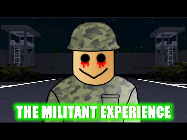 THE MILITANT EXPERIENCE 🎖️ *ALL Endings, Badges and Full Walkthrough* Roblox