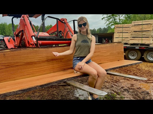 What is HIDING inside this Massive oak log?!! (Watch to see what is Revealed!!!)