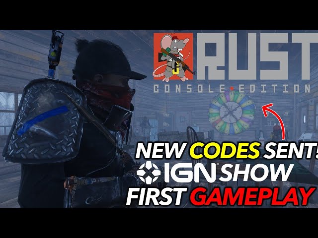 RUST Console Edition PS4 Pro GAMEPLAY! NEW Codes SENT! More On Way! RUST CONSOLE NEWS!