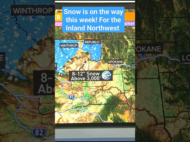 Spokane and North Idaho! Snow is on the way THIS WEEK! Are you ready?