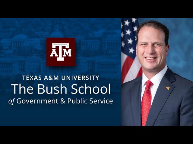 Bush School DC Congressional Lecture Series: Congressman August Pfluger (R-TX 11)