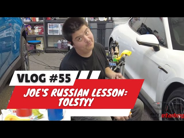 Joe says "Tolstyy" means what in Russian ?! - OCDetailing Vlog #55
