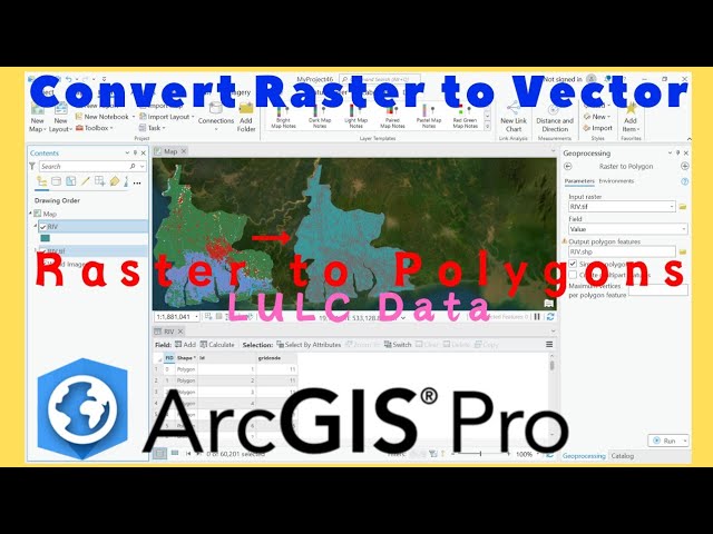 Raster to Polygons using ArcGIS Pro