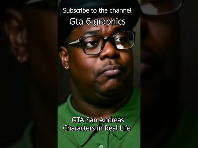 GTA San Andreas Characters in Real Life [AI] with gta 6 graphics #gta6 #shorts #ai