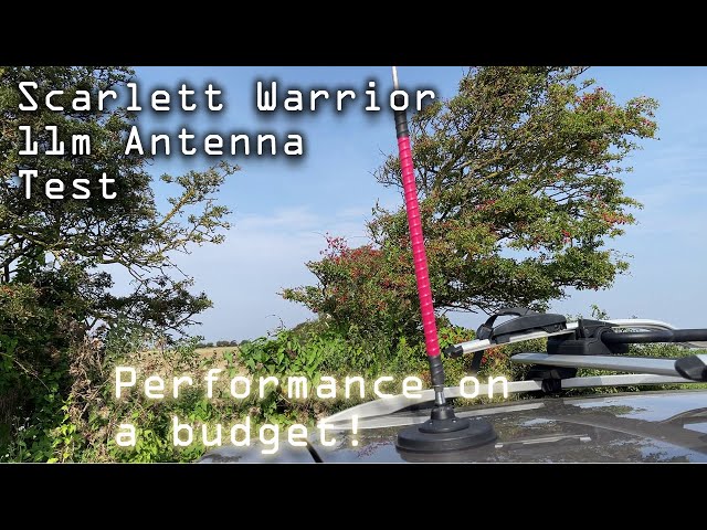 Scarlett Warrior 27 MHz CB Antenna - Performance at a Budget Price!