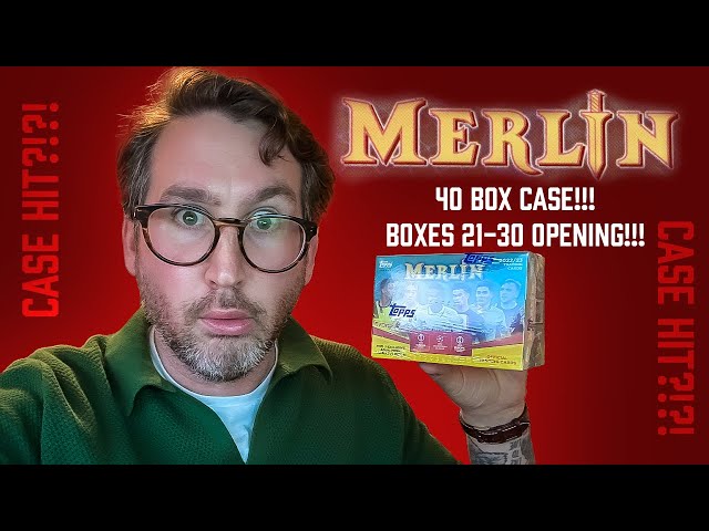 Merlin 2022-23 Blaster Case - Boxes 21-30 Searching for a Case Hit?!