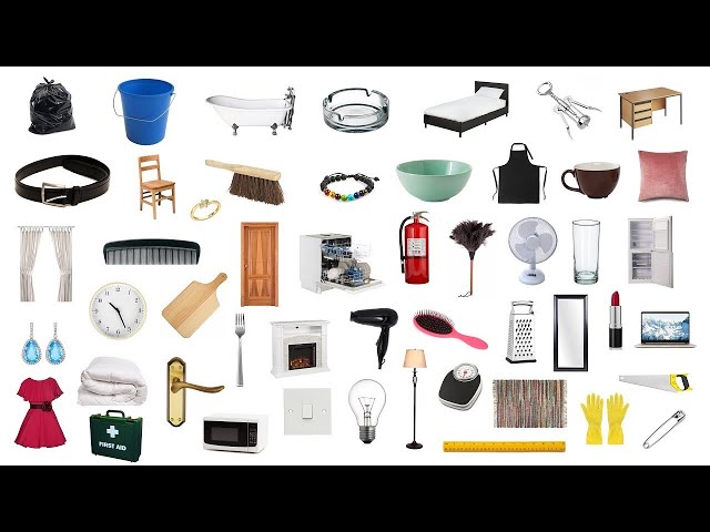 Household Items | Household Items In English | Things In The House Vocabulary