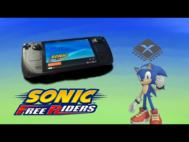 Sonic Free Riders No Kinect Patch on the Steam Deck! (SteamOS)