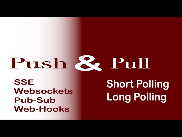 Difference between Push and Pull API Pattern | System Design | English | TheShareefCoder