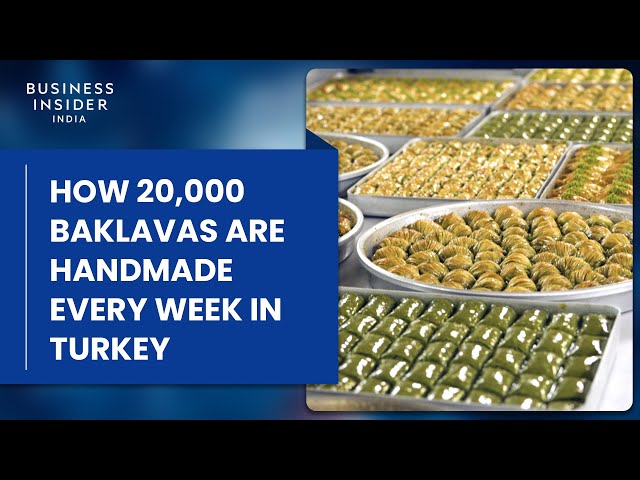 How 20,000 Pieces Of Baklava Are Handmade Every Week In Gaziantep, Turkey