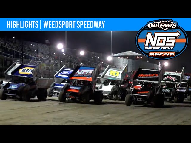 World of Outlaws NOS Energy Drink Sprint Cars, Weedsport Speedway July 30, 2022 | HIGHLIGHTS