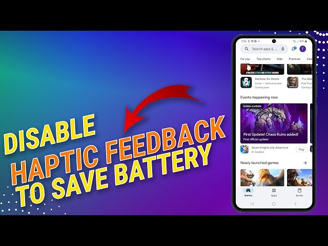 Turn Off Haptic Feedback to Save Battery on Galaxy S23