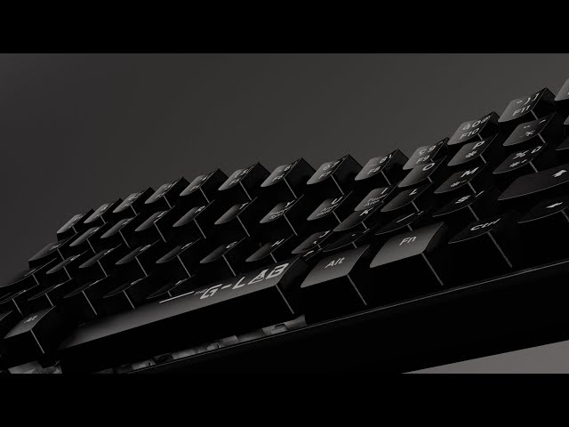 G-LAB - Keyz Hydrogen Gaming Keyboard Animation | Creative 3D Marketing