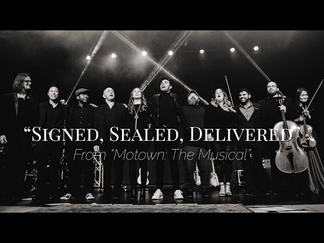 "Signed, Sealed, Delivered" (live) from Motown: The Musical #BrushesWithBroadway