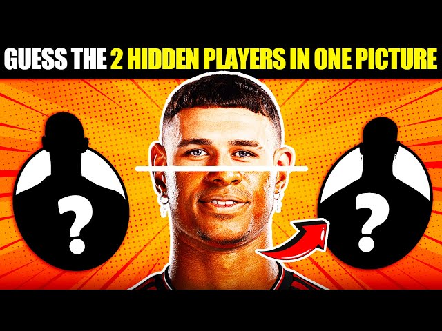 GUESS THE 2 HIDDEN PLAYERS IN ONE PICTURE 🔥 | FOOTBALL QUIZ 2024