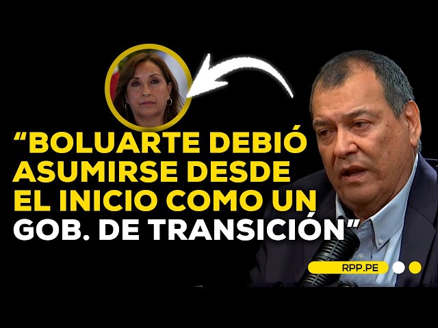 "Dina Boluarte atraviesa una situación bastante menor que la de Pedro Castillo": Jorge Nieto