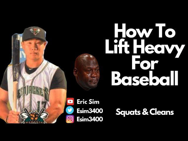 How To Lift Heavy For Baseball | Squats & Cleans