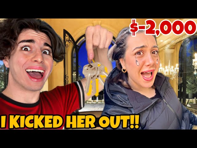 PAYING MY SISTERS RENT THEN KICKING HER OUT OF HER OWN APARTMENT!!
