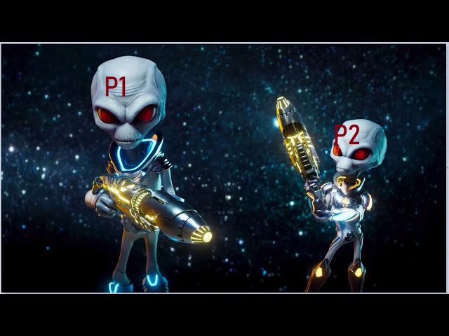 destroy all humans 2 ! Reprobed two Players 😱😱😱