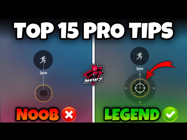 THESE 15 TIPS & TRICKS WILL MAKE YOU PRO🔥(BGMI/PUBG MOBILE) | Mew2